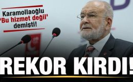 Karamollaoğlu ‘Bu hizmet değil’ demişti! Rekor kırdı