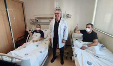 Eşinin böbreğiyle hayata bağlandı: Doğru adamla evlenmişim!