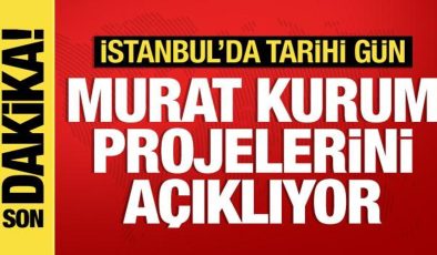 İstanbul’da tarihi gün: Murat Kurum projelerini açıklıyor!