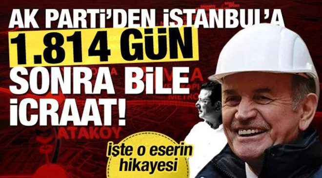 AK Parti’den İstanbul’a 5 yıl sonra bile icraat! İmamoğlu’nun açtığı metro Topbaş’ın eseri