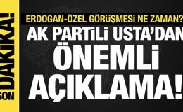 Erdoğan-Özel görüşmesinde neler konuşulacak? AK Partili Usta’dan önemli açıklama
