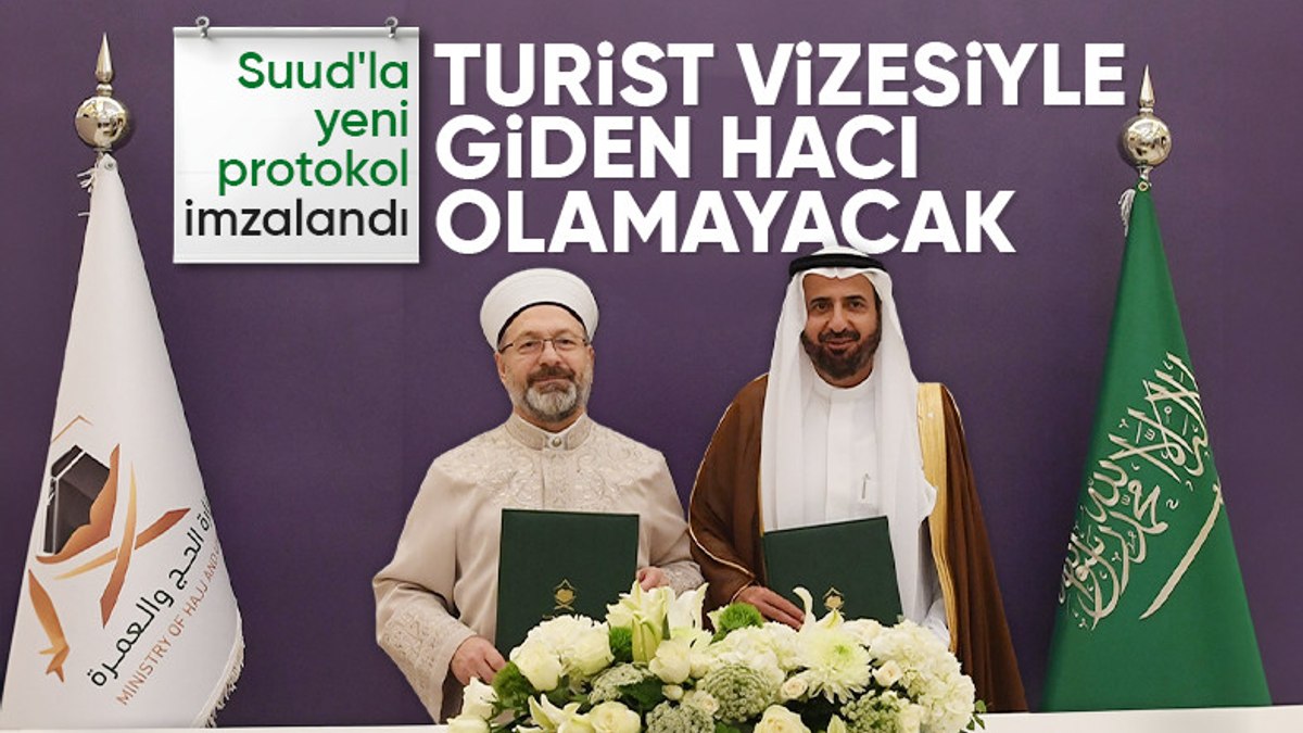 Ali Erbaş, Suudi Arabistan’da 2025 yılı hac protokolünü imzaladı